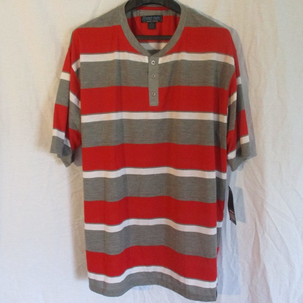 💖NWT Street Rules striped shirt